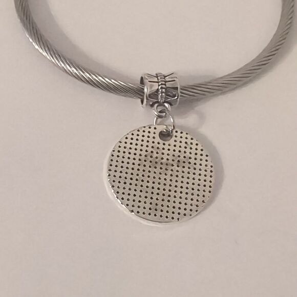 Silver No Matter Where Dangle Charm for Pandora Style Bracelet‎ - Picture 4 of 4